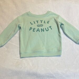 Jumping Beans Mint Green Little Peanut Sweatshirt